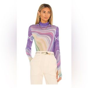 AFRM Zadie mesh top size S